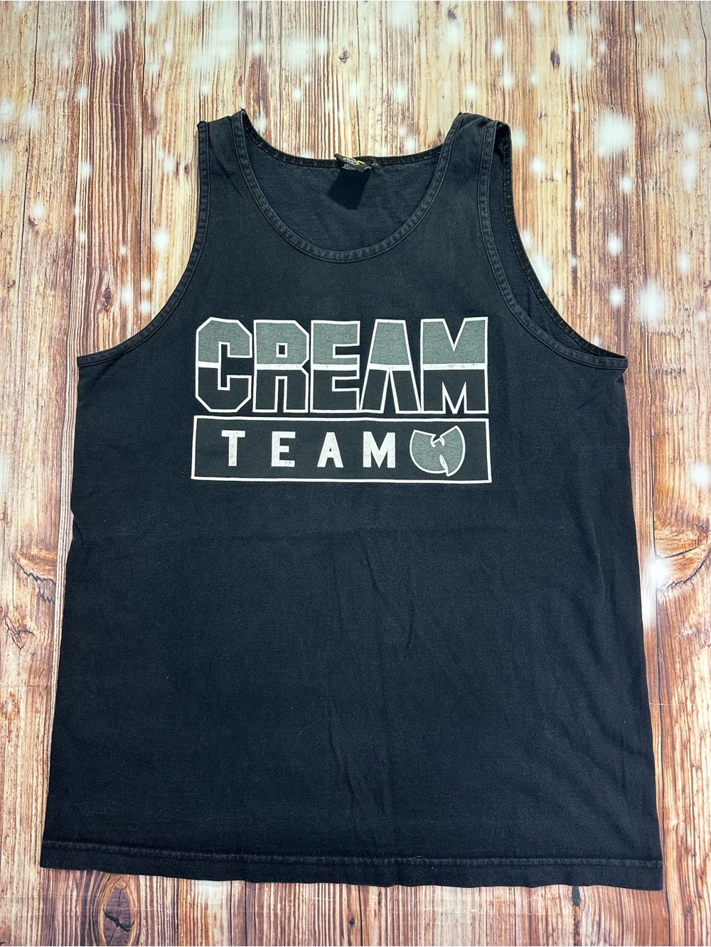 Vintage Wu-tang CREAM TEAM Tank Top  Hiphop Raptee Size Medium Men’s Made In USA
